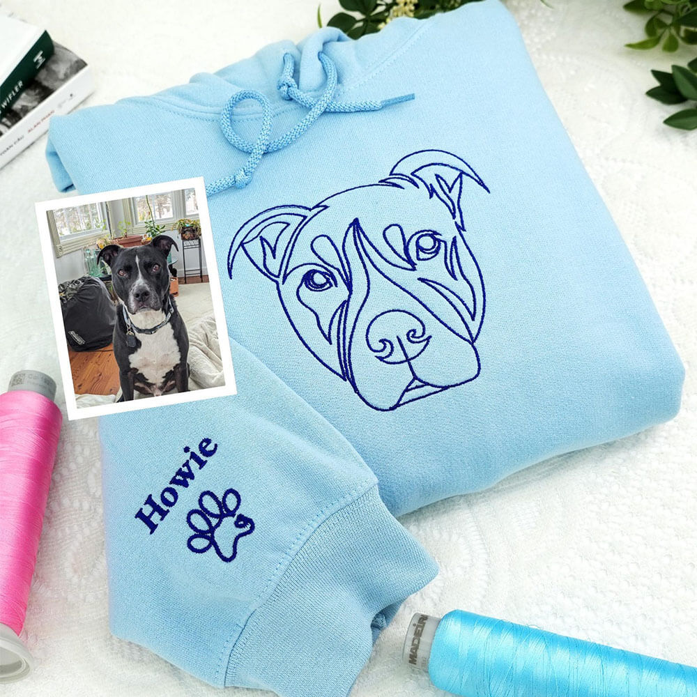 Personalized Pet Portrait Hoodie