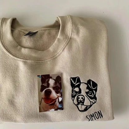 Custom Pet Portrait Sweatshirt/Hoodie/T-shirt