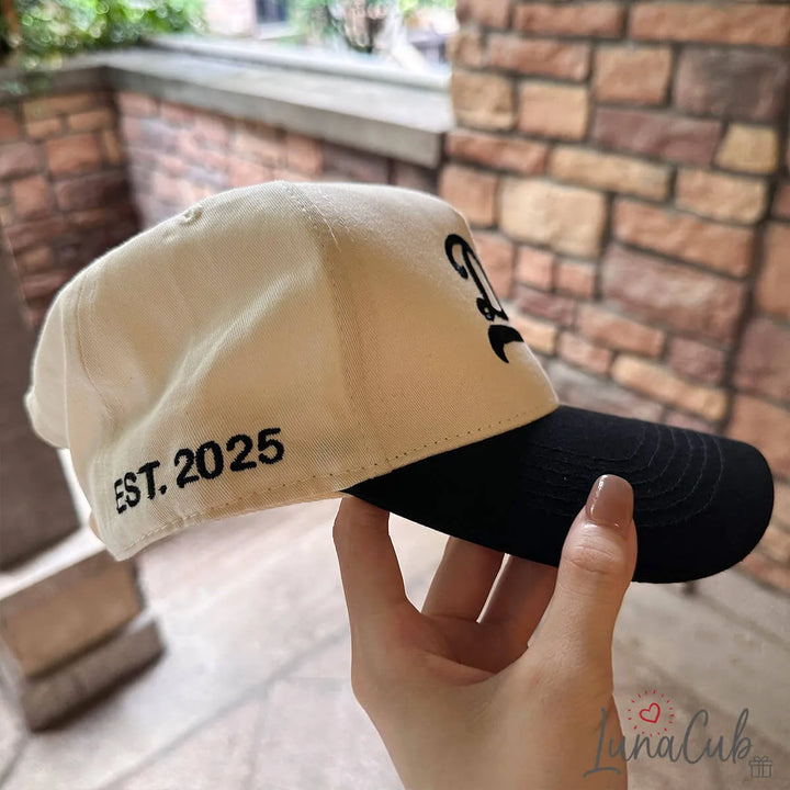 Personalized Embroidered Cap With Date, Fathers Day Gift, Gifts for New Dads