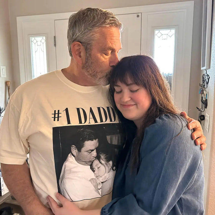 Custom Photo Dad Shirt – Personalized Vintage Photo Tee for Dad | Father’s Day Gift for Dad