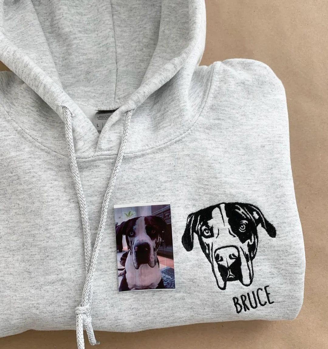 Custom Pet Portrait Sweatshirt/Hoodie/T-shirt