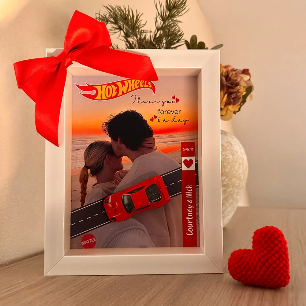 Custom Car Photo Frame 🚗 A Love Story in Motion